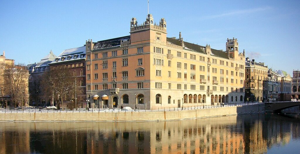 Rosenbad från vattnet
